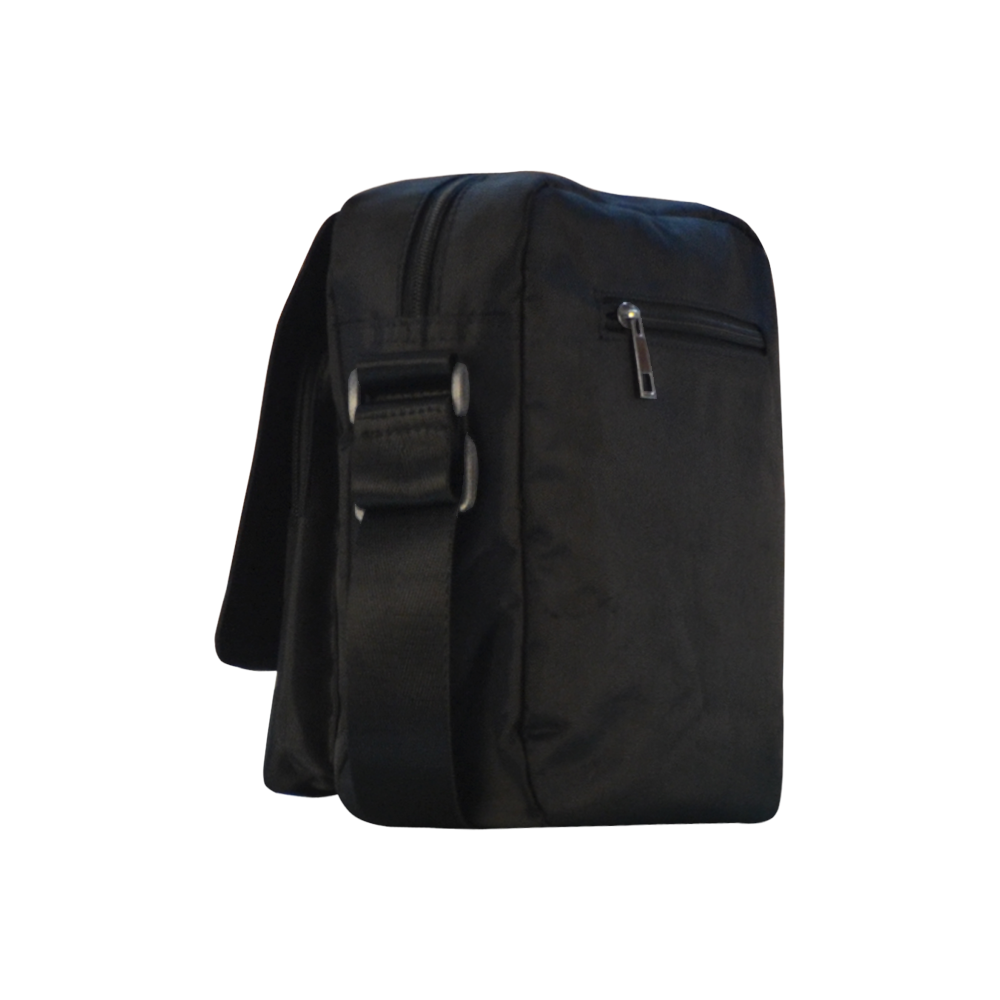 Black Lace Crossbody Nylon Bags (Model 1633)