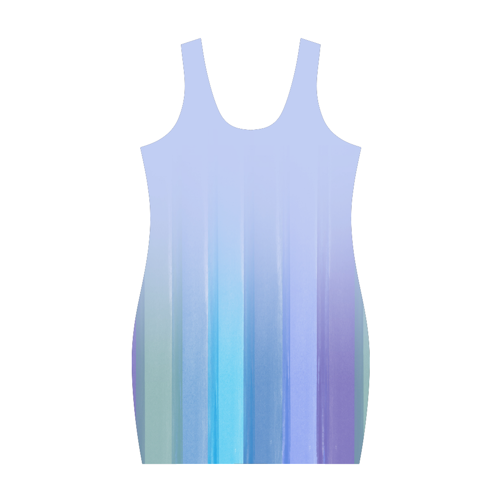 Provence Fields Ombre Medea Vest Dress (Model D06)