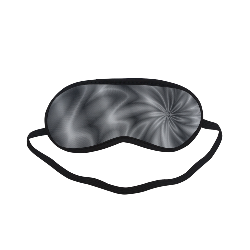 Grey Shiny Swirl Sleeping Mask