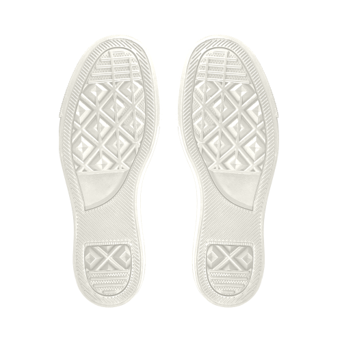 Teal Cyan Ocean Abstract Modern Lace Lattice Men's Unusual Slip-on Canvas Shoes (Model 019)