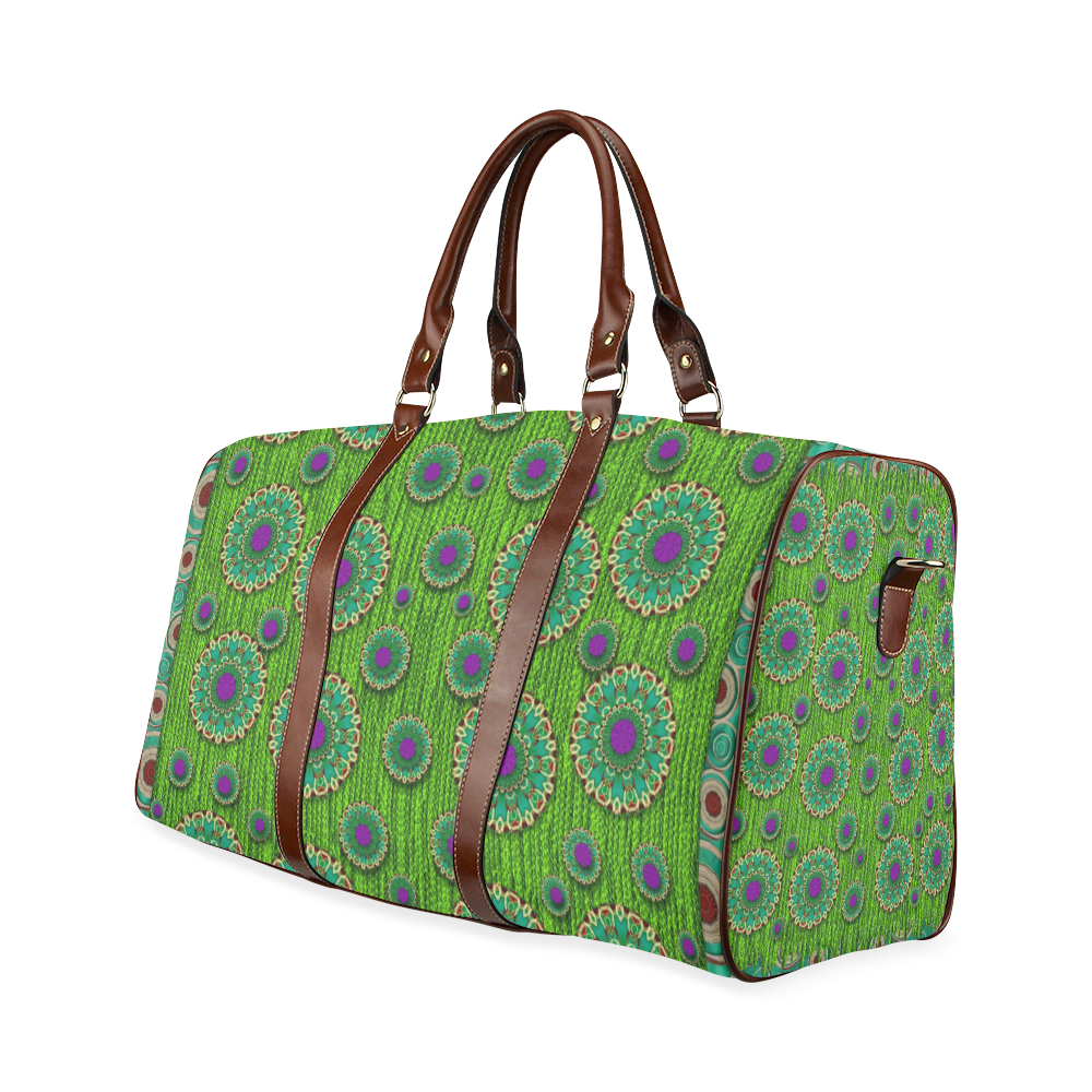 landscape and scenery in the peacock forest Waterproof Travel Bag/Large (Model 1639)