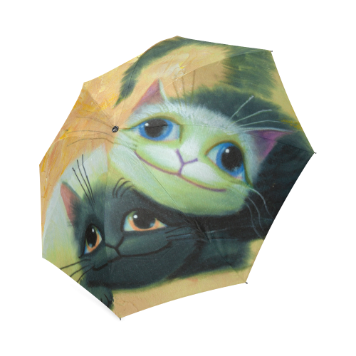 cat play Foldable Umbrella (Model U01)