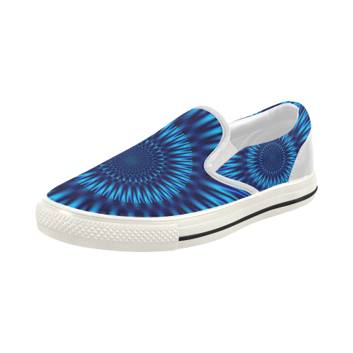 Blue Lagoon Women's Slip-on Canvas Shoes (Model 019)