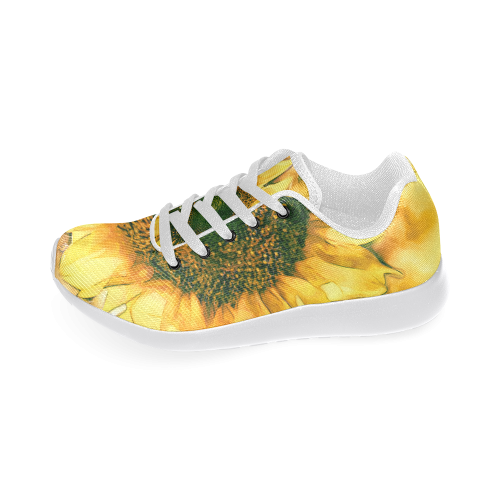 Painting Sunflower - Life is in full bloom Men’s Running Shoes (Model 020)