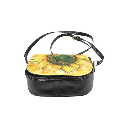 Painting Sunflower - Life is in full bloom Classic Saddle Bag/Small (Model 1648)