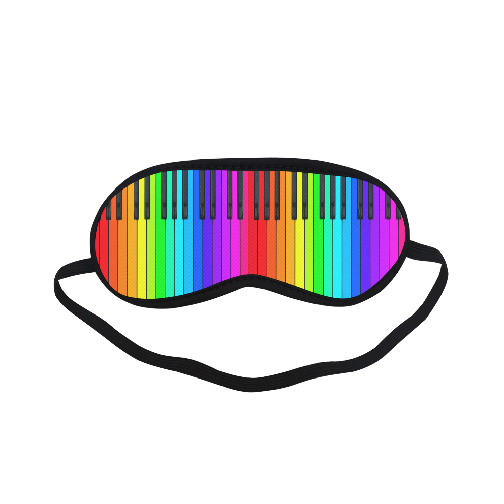 Rainbow Piano Keyboard Sleeping Mask
