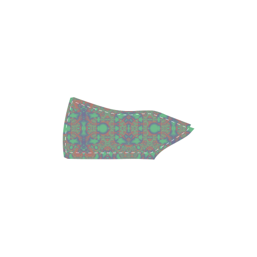 Glitching It (No. 3) Women's Slip-on Canvas Shoes (Model 019)