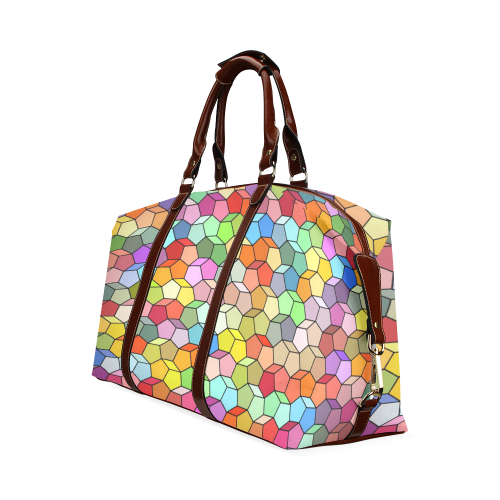 Colorful Polygon Pattern Classic Travel Bag (Model 1643)