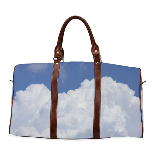 Fluffy Clouds Waterproof Travel Bag/Large (Model 1639)