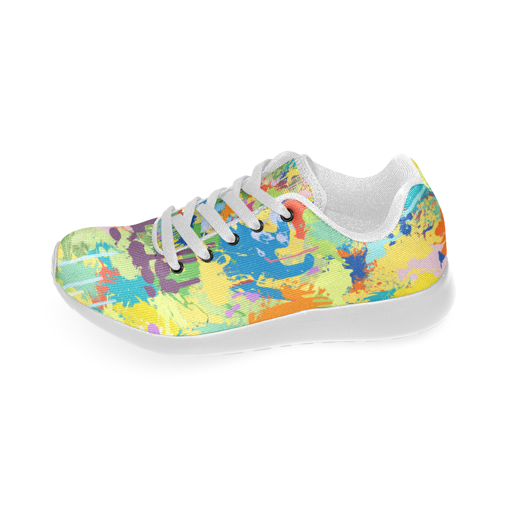 Colorful Splash Design your Background Women’s Running Shoes (Model 020)