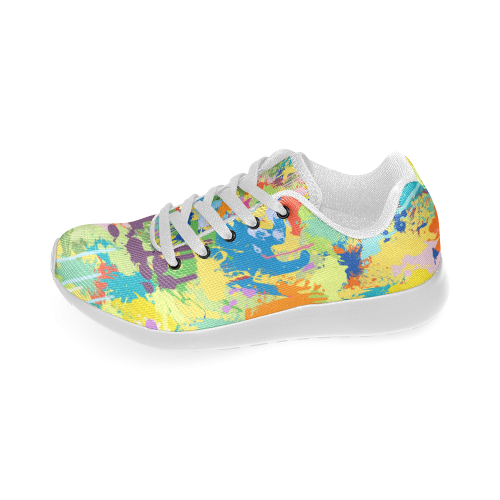 Colorful Splash Design your Background Women’s Running Shoes (Model 020)