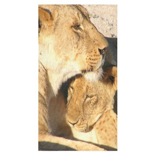 Lion And Cub Love Bath Towel 30"x56"