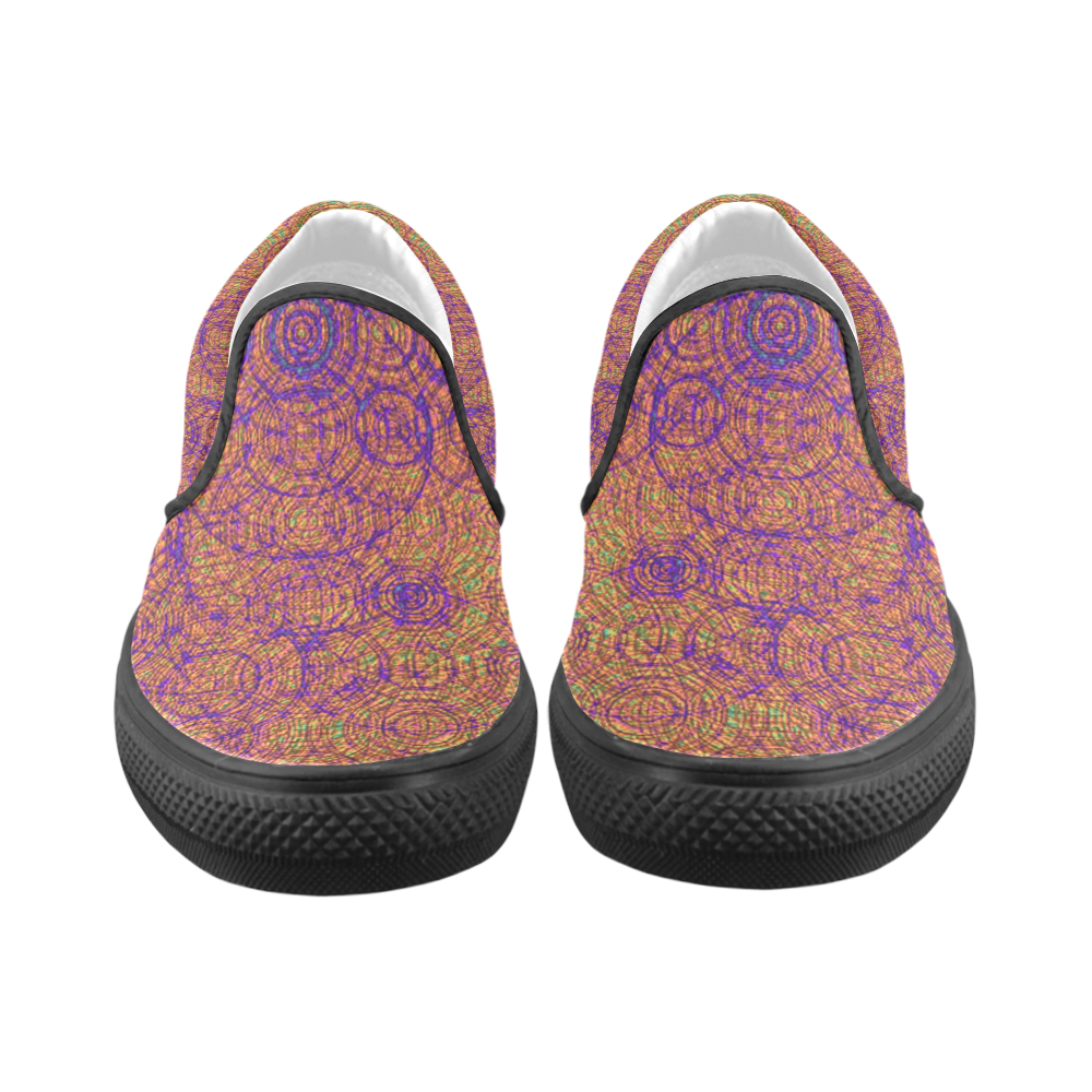 Trippy Women's Unusual Slip-on Canvas Shoes (Model 019)