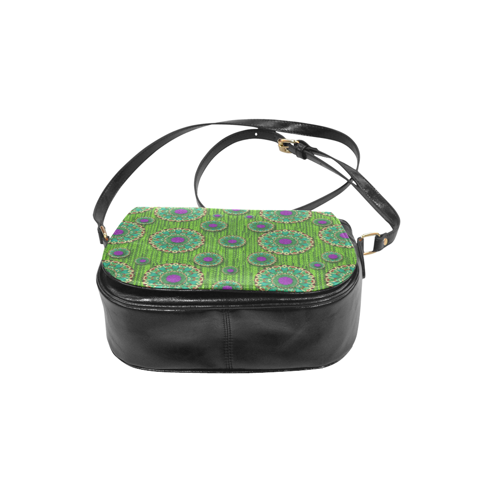 landscape and scenery in the peacock forest Classic Saddle Bag/Large (Model 1648)