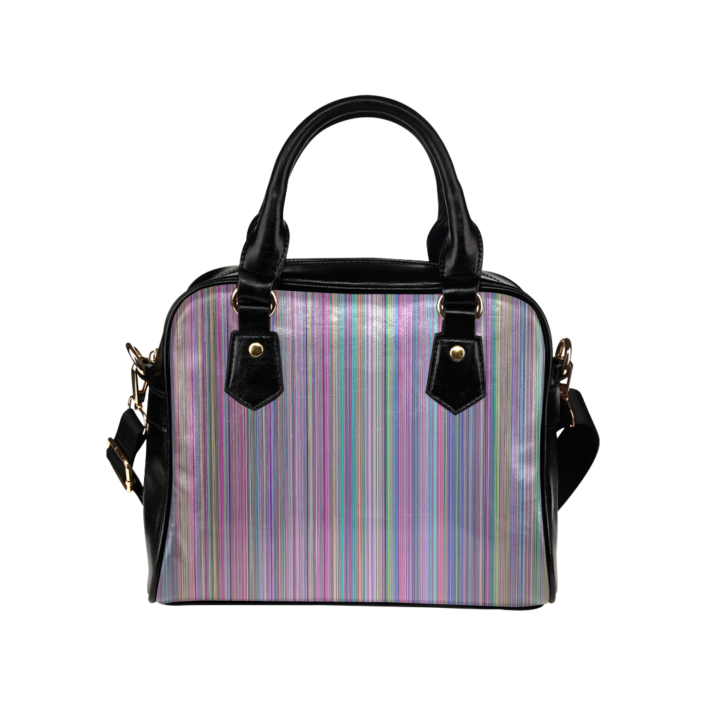 Broken TV Screen Test Pattern Shoulder Handbag (Model 1634)