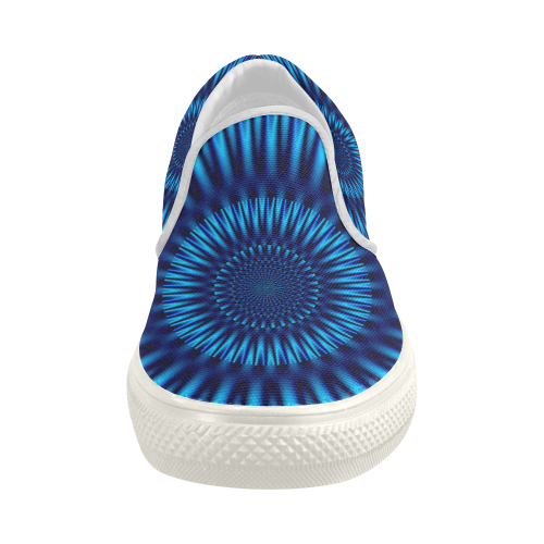 Blue Lagoon Women's Slip-on Canvas Shoes (Model 019)