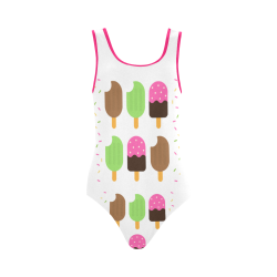 Summertime Treats Vest One Piece Swimsuit (Model S04)