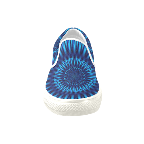 Blue Lagoon Women's Unusual Slip-on Canvas Shoes (Model 019)
