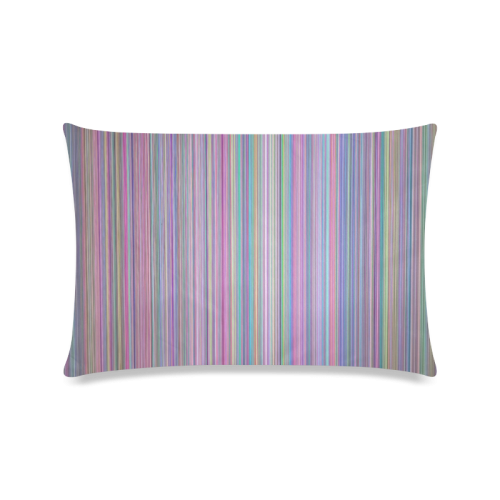 Broken TV Screen Test Pattern Custom Zippered Pillow Case 16"x24"(Twin Sides)