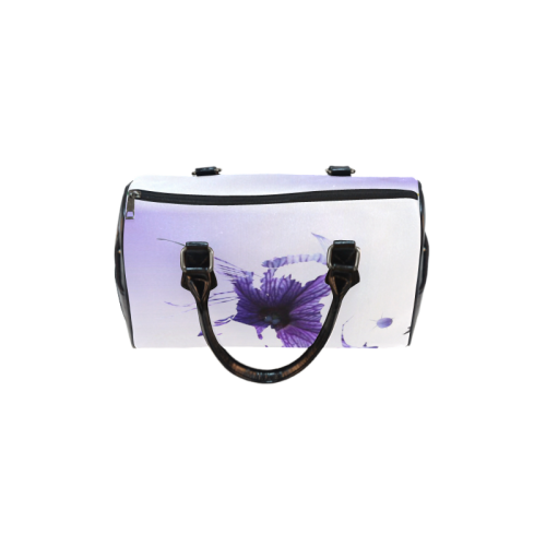 purple abstract Boston Handbag (Model 1621)