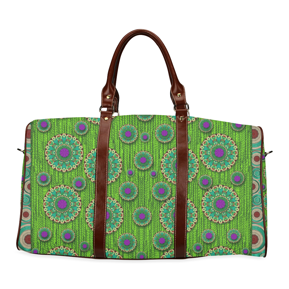 landscape and scenery in the peacock forest Waterproof Travel Bag/Small (Model 1639)