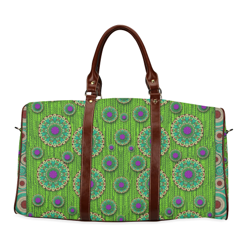 landscape and scenery in the peacock forest Waterproof Travel Bag/Small (Model 1639)