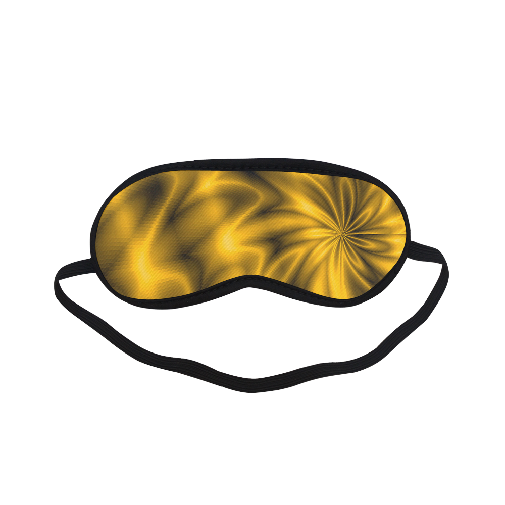 Golden Shiny Swirl Sleeping Mask