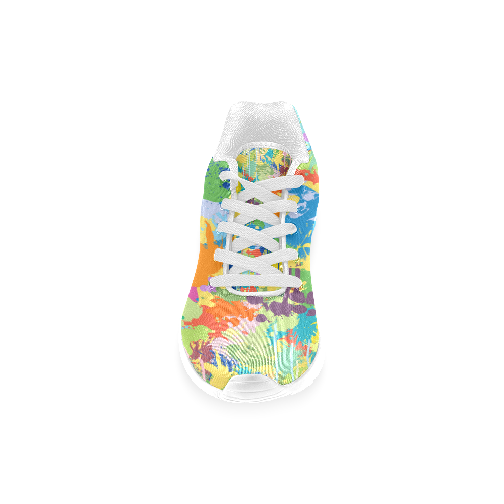 Colorful Splash Design your Background Women’s Running Shoes (Model 020)
