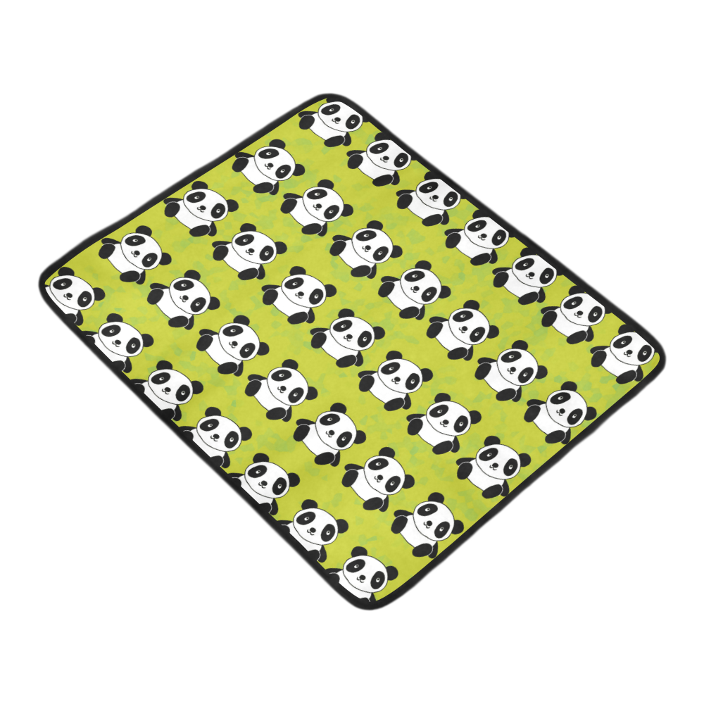 Panda Pattern Beach Mat 78"x 60"