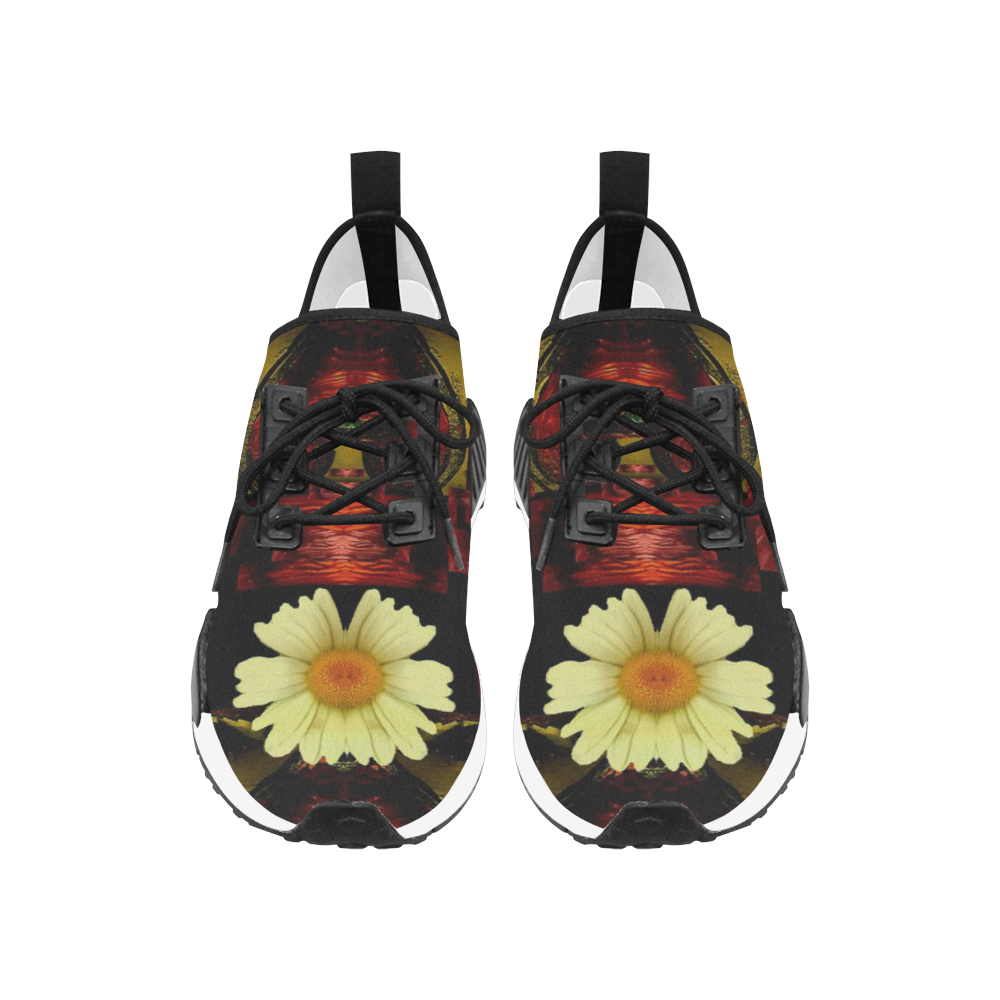Love and flowers in the colors of love popart Men’s Draco Running Shoes (Model 025)