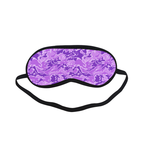 Purple Camo Camouflage Pattern Sleeping Mask