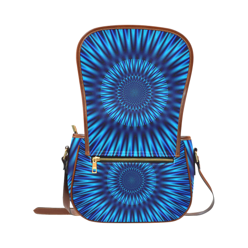 Blue Lagoon Saddle Bag/Small (Model 1649) Full Customization