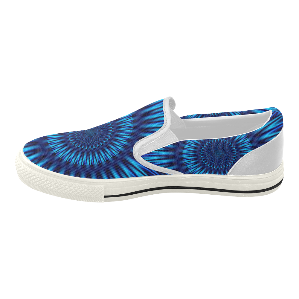 Blue Lagoon Women's Slip-on Canvas Shoes (Model 019)