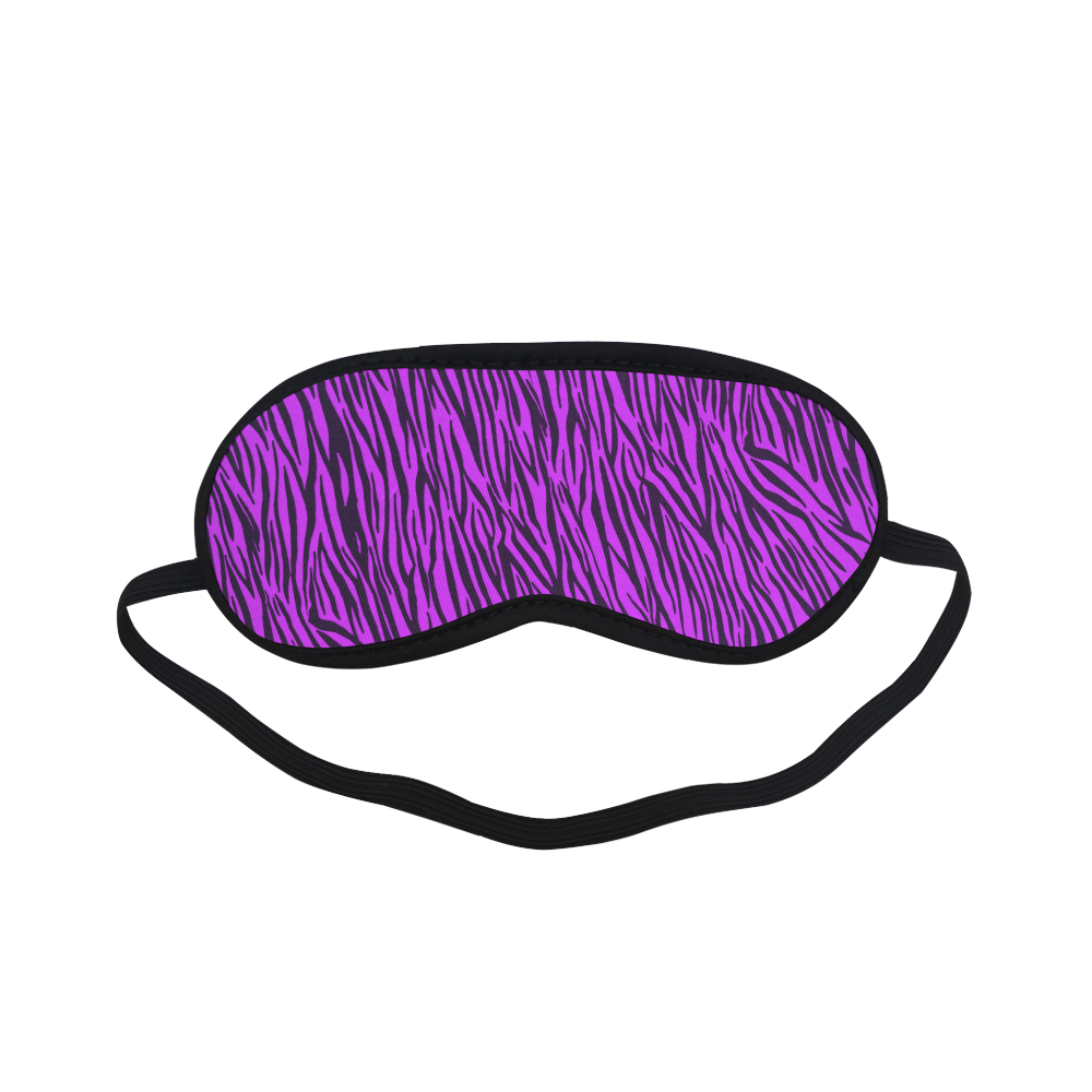 Purple Zebra Stripes Pattern Sleeping Mask
