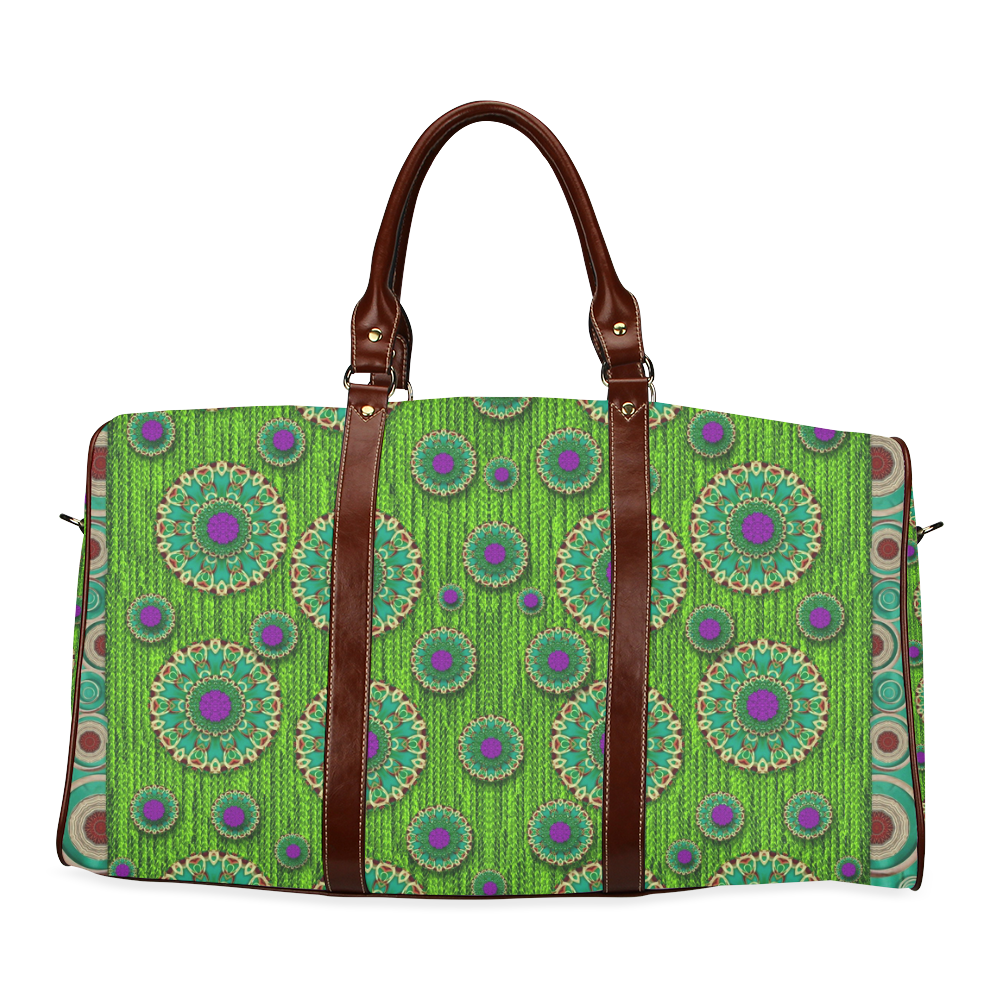 landscape and scenery in the peacock forest Waterproof Travel Bag/Large (Model 1639)