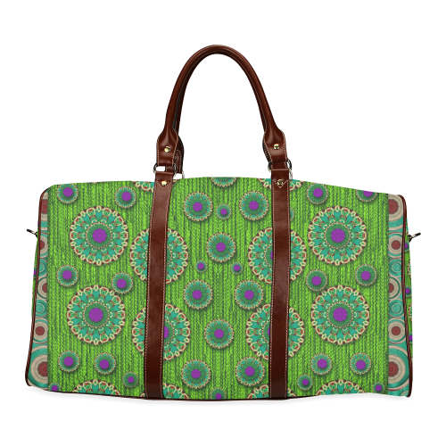 landscape and scenery in the peacock forest Waterproof Travel Bag/Large (Model 1639)