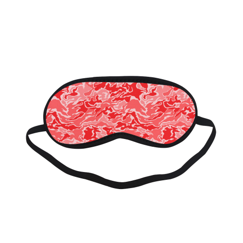Red Camo Camouflage Pattern Sleeping Mask