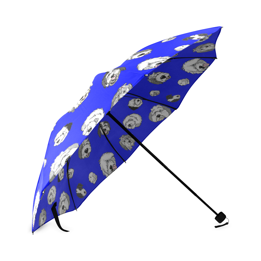 SHEEPIE HEADS umbrella Cobalt Foldable Umbrella (Model U01)