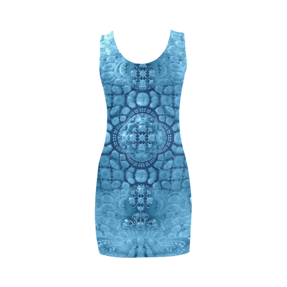 Frozen Fractal Medea Vest Dress (Model D06)