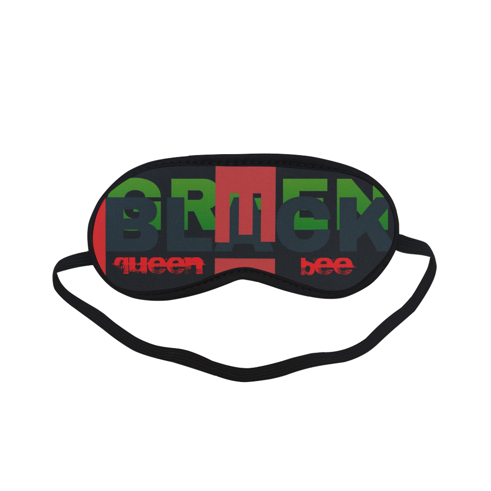 Red Black and green Sleeping Mask