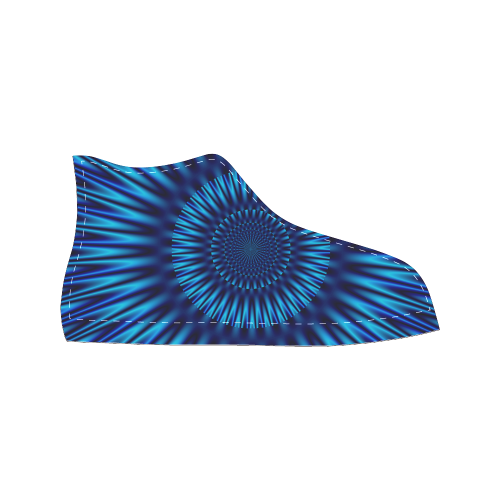 Blue Lagoon Men’s Classic High Top Canvas Shoes (Model 017)