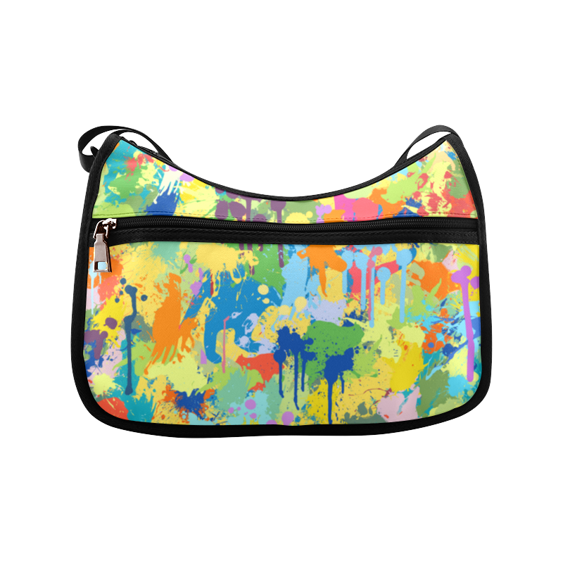 Colorful Splash Design Crossbody Bags (Model 1616)