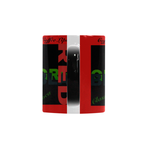 Red Black and green Cup Custom Morphing Mug