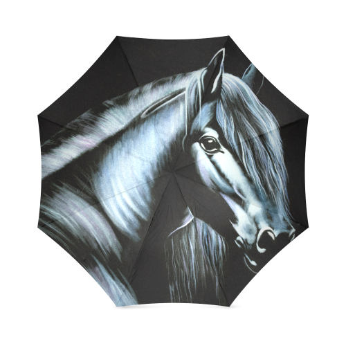horse velvet Foldable Umbrella (Model U01)
