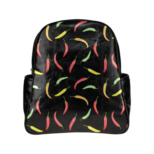 Chilli Peppar Multi-Pockets Backpack (Model 1636)