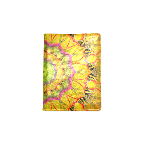 Beach Grass Golden Red Foliage Abstract Fall Days Custom NoteBook B5