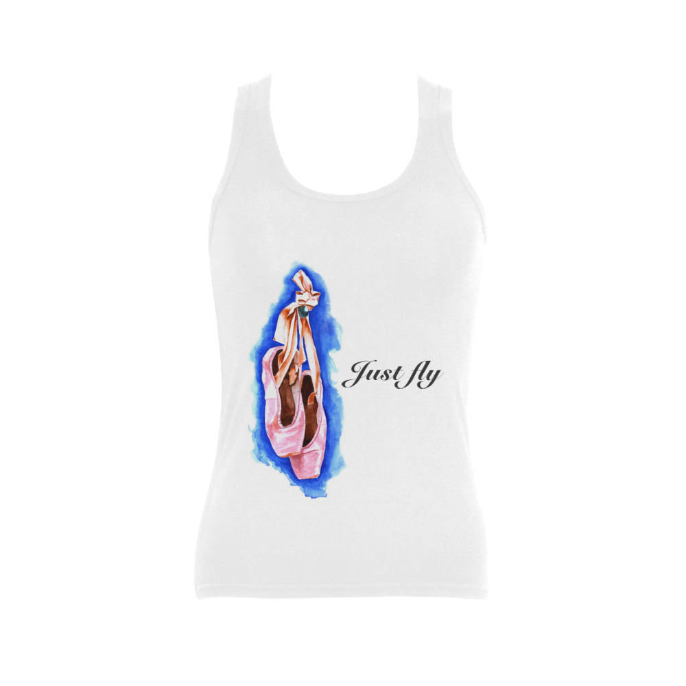 just fly Women's Shoulder-Free Tank Top (Model T35)