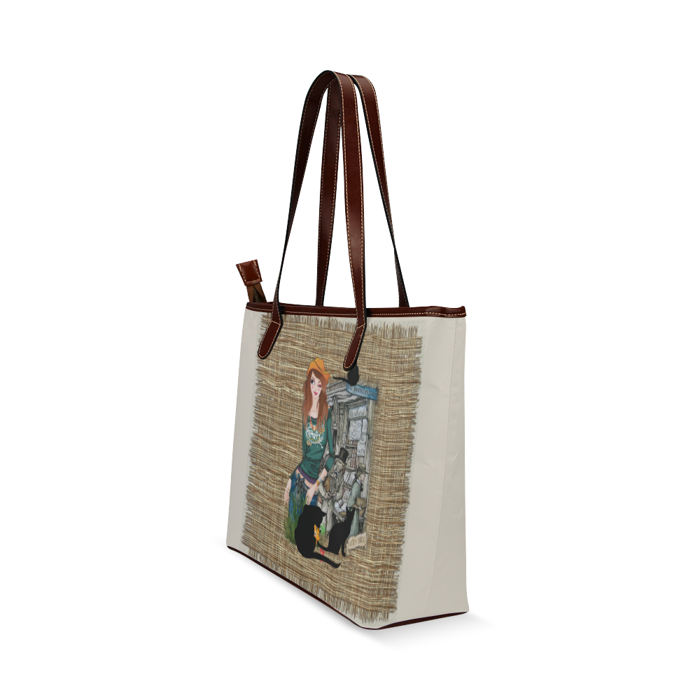 Boekewurm Shoulder Tote Bag (Model 1646)