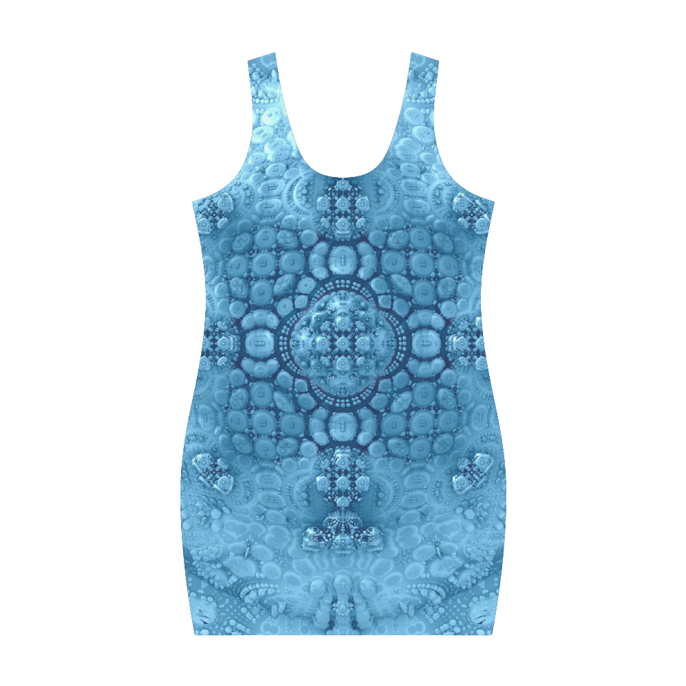Frozen Fractal Medea Vest Dress (Model D06)