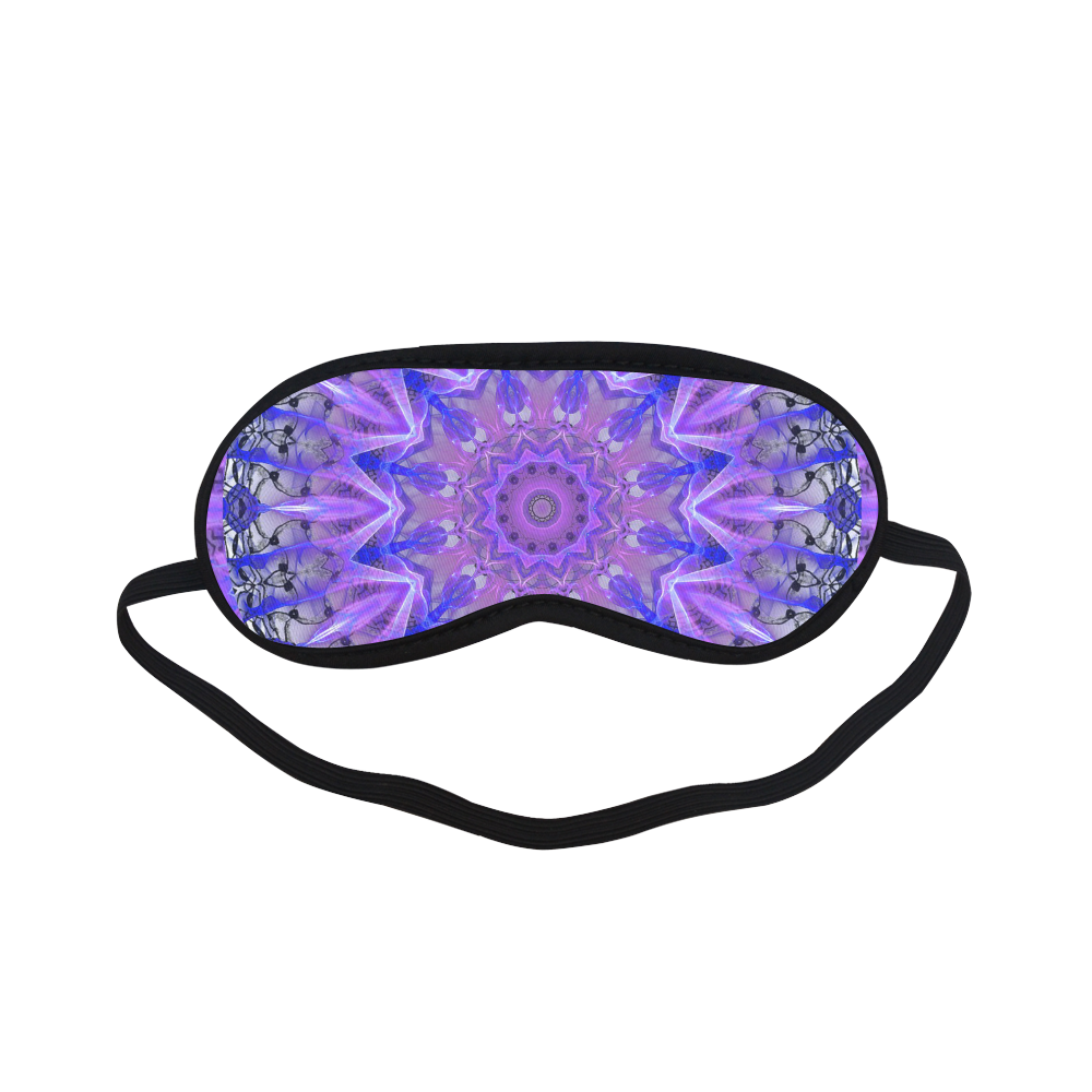 Abstract Plum Ice Crystal Palace Lattice Lace Sleeping Mask